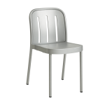 Chaise de jardin en m�tal gris argent� deville - hay