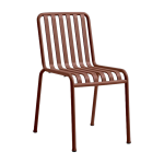 Chaise de jardin en m�tal rouge palissade - hay