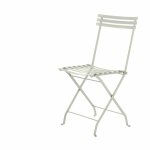 Chaise de jardin pliante en m�tal blanc flower - ethimo