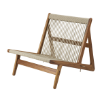 Chaise longue d'ext�rieur en bois iroko huil� mr01 initial - gubi