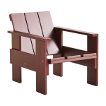 Chaise longue d'ext�rieur en pin iron red crate - hay