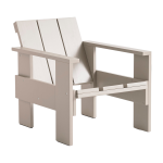 Chaise longue d'ext�rieur en pin london fog crate - hay