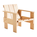Chaise longue d'ext�rieur en pin naturel lanche crate - hay