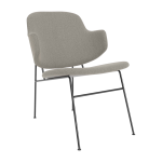Chaise longue rembourr�e en laine grise penguin - audo