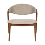 Chaise lounge en bois de h�tre marron 65x71x74cm babington - dutchbone