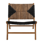 Chaise lounge en feuilles de bananier grant - bloomingville