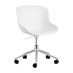 Chaise pivotante � roulettes blanche hyg 4w swivel - normann copenhagen