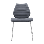 Chaise rembourr�e gris fonc� maui soft - kartell