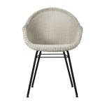 Chaise de repas ext�rieur acier vieille dentelle edgard - vincent sheppard