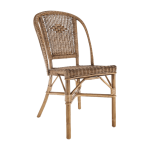 Chaise en rotin patin� vieilli albertine - kok