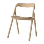 Chaise de salle � manger en ch�ne huil� pigment� blanc fenri - bolia