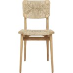 Chaise de salle � manger d'ext�rieur en teck c - chair - gubi