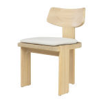 Chaise de salle � manger en h�tre beige sotho - versmissen