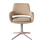 Chaise de salle � manger pivotante en acier et tissu 01 bermuda 901 harvey - versmissen