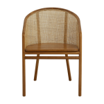 Chaise de salle � manger en rotin marron clair mosso - nordal