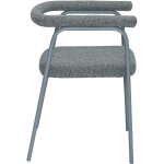 Chaise de salle � manger en tissus gris ecto - h�bsch