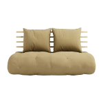 Chauffeuse convertible 2 places beige shin sano - karup design