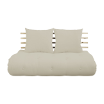 Chauffeuse convertible 2 places beige shin sano - karup design