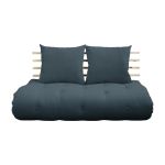 Chauffeuse convertible 2 places bleu p�trole shin sano - karup design