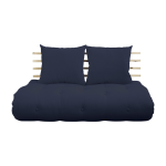 Chauffeuse convertible 2 places bleu shin sano - karup design