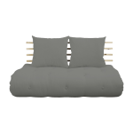 Chauffeuse convertible 2 places gris shin sano - karup design
