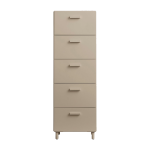 Chiffonnier en bois mdf beige 41x121, 5cm relief - string furniture