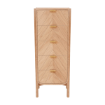 Chiffonnier en ch�ne naturel 50 x 40 x 130 cm marius - hart�