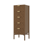 Chiffonnier en ch�ne teint� 50 x 40 x 130 cm marius - hart�