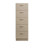 Chiffonnier et plinthes en bois mdf beige 41x121, 8cm relief - string furniture