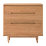 Commode 4 tiroirs en ch�ne massif naturel 50x87x85cm pure - nobodinoz