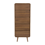 Commode en bois fonc� 40x45x112cm rise - zuiver