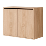 Commode haute avec portes en ch�ne 62, 4cm - new works