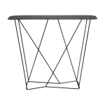 Console 100 cm en acier noir phil�as - resistub