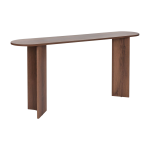 Console en bois marron 35x150x75cm silka - home design