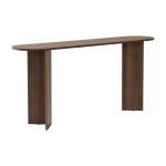 Console en bois marron fonc� 35x150x75cm sira - home design