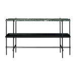 Console en marbre noir et vert 120x72 ts - gubi