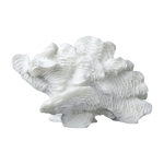 Corail �ventail en polyr�sine blanche 13 cm coral - mette ditmer