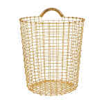 Corbeille en laiton dor� 18l bin - korbo