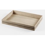 Corbeille de rangement en ch�ne large - moebe