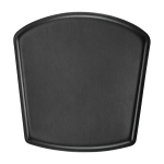 Coussin d'assise pour chaise de bar en cuir reconstitu� noir zigzag - hans k