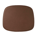 Coussin d'assise en cuir brandy sorensen ultra 53 x 39 cm form - normann copenhagen