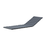 Coussin d'assise grise pour transat amaze - cane - line