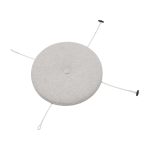 Coussin d'assise mist gris toni - fatboy