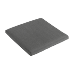 Coussin carr� de chaise poivre noir 50 cm balcony - hay
