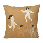 Coussin carr� marron free - ferm living