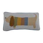 Coussin charlie bleu coton oeko - tex� - bloomingville mini