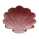 Coussin coquillage en velours perle rose shells - moi mili