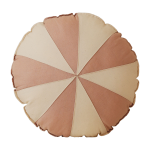 Coussin en coton et lin patchwork rose poudr� bonbon - moi mili
