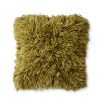 Coussin duveteux olive (50x50cm) - hkliving