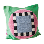 Coussin en laine 45x45cm chinese service - colortherapis